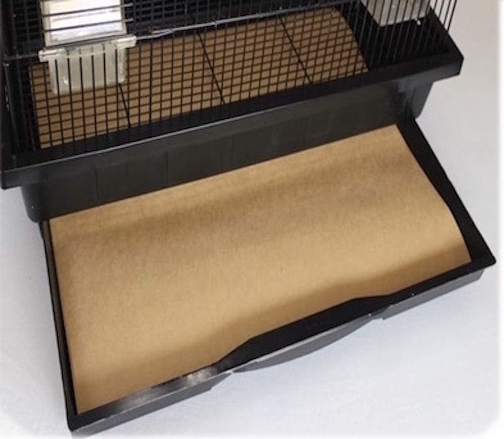 Birdcage Liners – Medium Cages, 150 Sheets, 40 Pound Kraft Paper