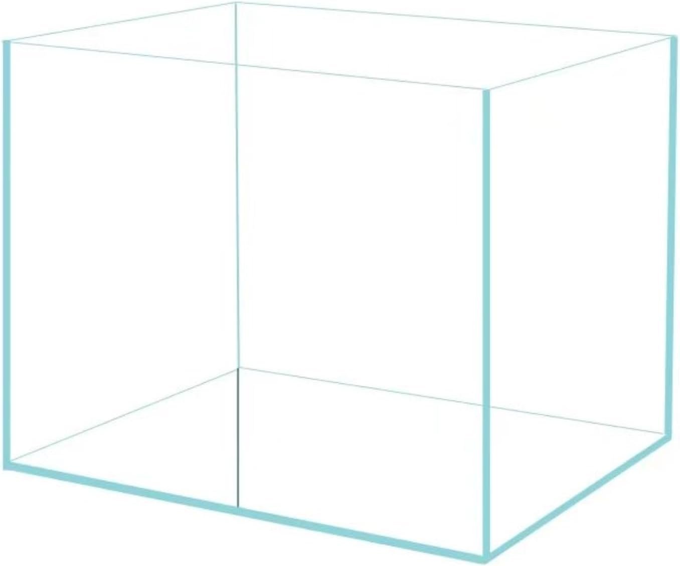 AWXZOM Small Nano Tall Rimless Tank, Glass Fish Tank, Betta Tank (0.7 Gallon, 5.9×4.3×5.1in/15x11x13cm)