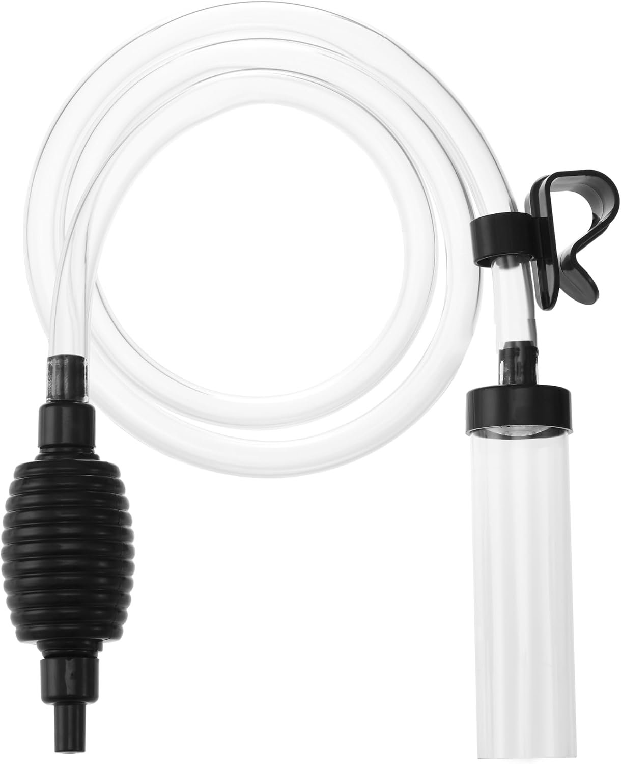 4.3ft Aquarium Siphon Vaccum Cleaner for Fish Tank Cleaning Gravel & Sand