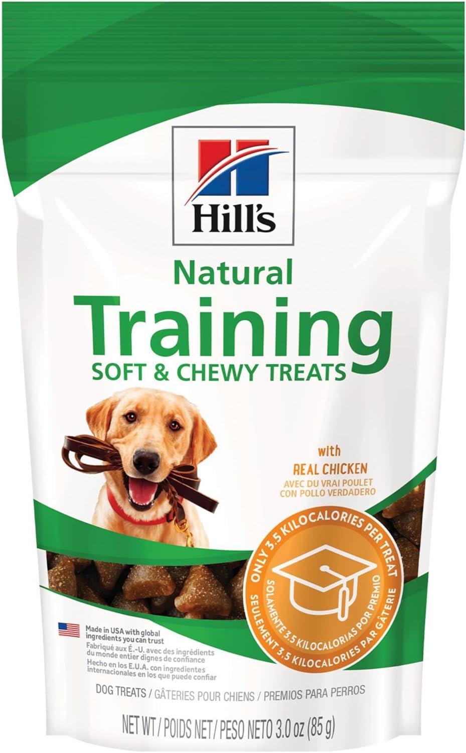 Hill’s Natural Soft & Chewy Training Dog Treats, Chicken | #1 Veterinarian Recommended, 3 oz. Bag