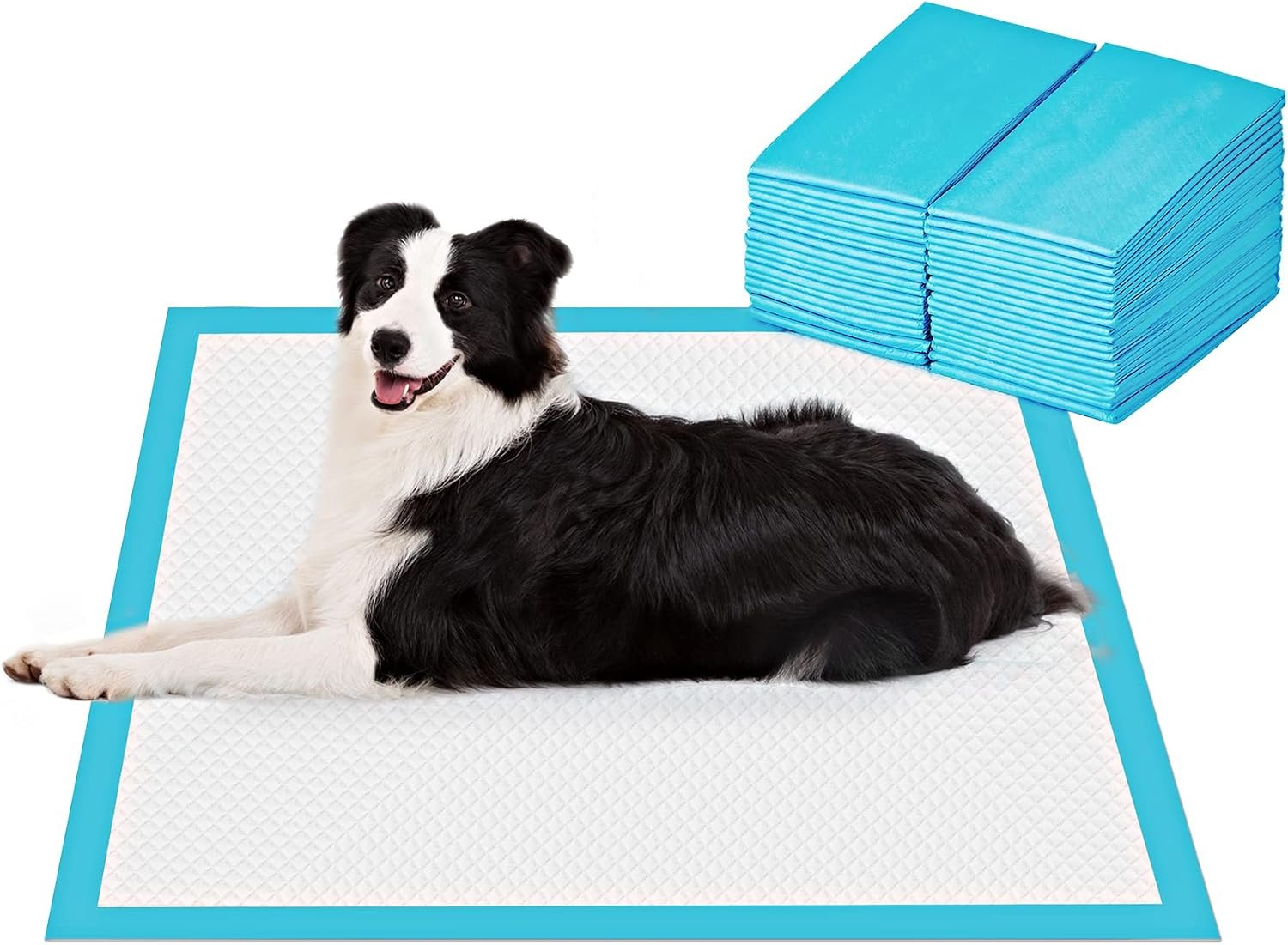 BESTLE Extra Large Pet Training and Puppy Pads Pee Pads for Dogs 28″x34″ -40 Count Super Absorbent & Leak-Proof