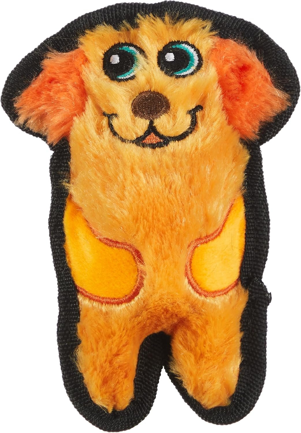 Outward Hound Durablez Minis Stuffing-Free Squeaky Plush Dog Toy for Puppies & Small Dogs – Interactive, Soft Yet Tough, No Mess, Jumbo Squeaker, Long-Lasting Play, Dog