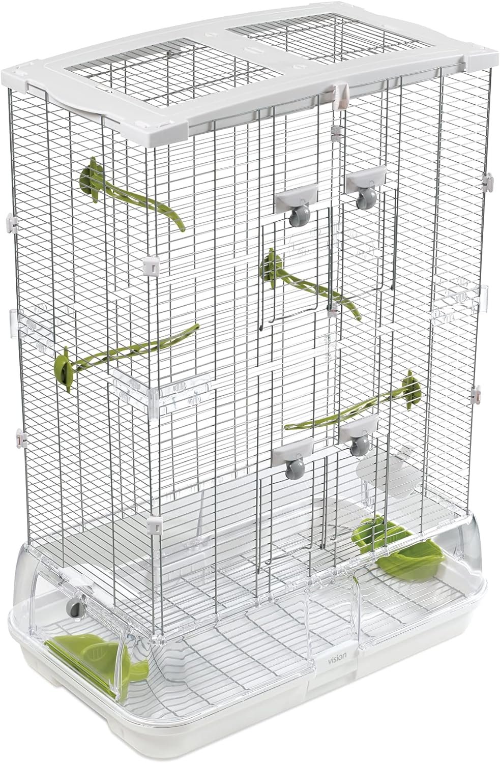 Vision M02 Wire Bird Cage, Bird Home for Parakeets, Finches and Canaries | Tall Medium