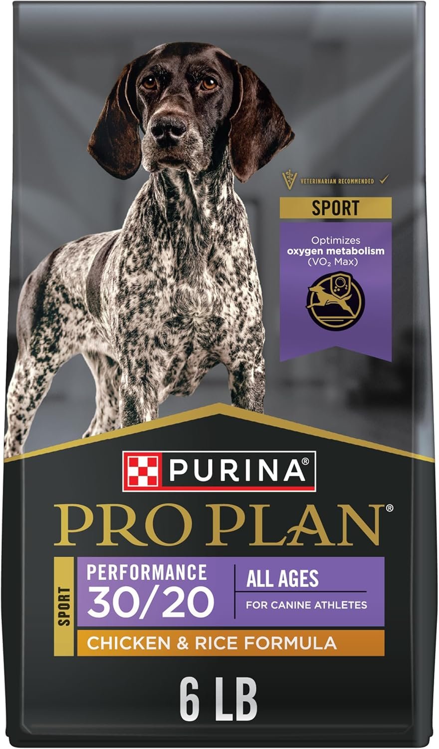 Purina Pro Plan Sport Performance 30/20 Chicken and Rice Formula High Protein Dog Food – 6 lb. Bag