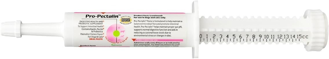 Vetoquinol Pro-Pectalin – Supports Digestive System & Stool Firmness for Dogs & Cats – Probiotic Supplement for Intestinal Support – for All Breeds 15cc