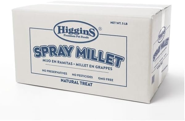 Higgins Spray Millet Bird Treats, 5 Pounds, Single Ingredient
