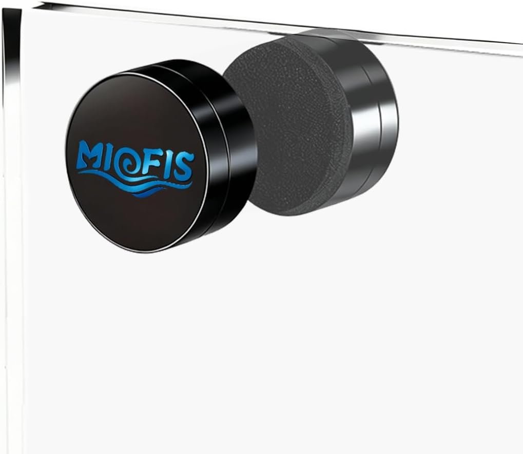 Magnetic Algae Scraper – N52 Magnet, Ultra-Thin, Reef Safe (Nano) | non scratch, strong hold, one pass, daily use, 9mm glass, nano tank, saltwater safe, ergonomic, 0.55in inner