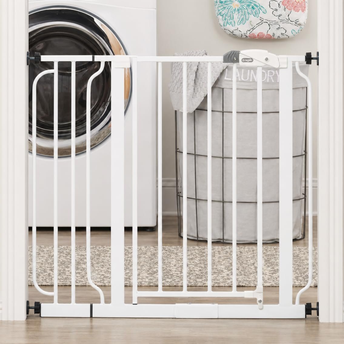 Regalo Safety 29″-38.5″ Easy Step Baby Gate, Bottom of Stairs & Doorways