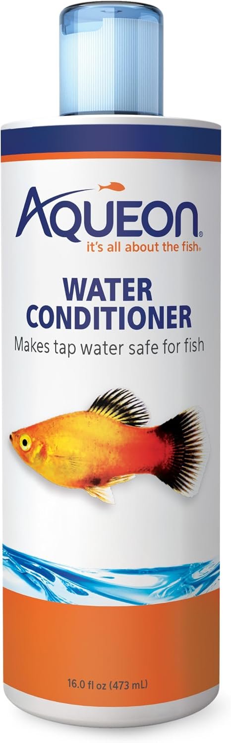 Aqueon Fish Tank Water Conditioner Bottle, 16 Oz