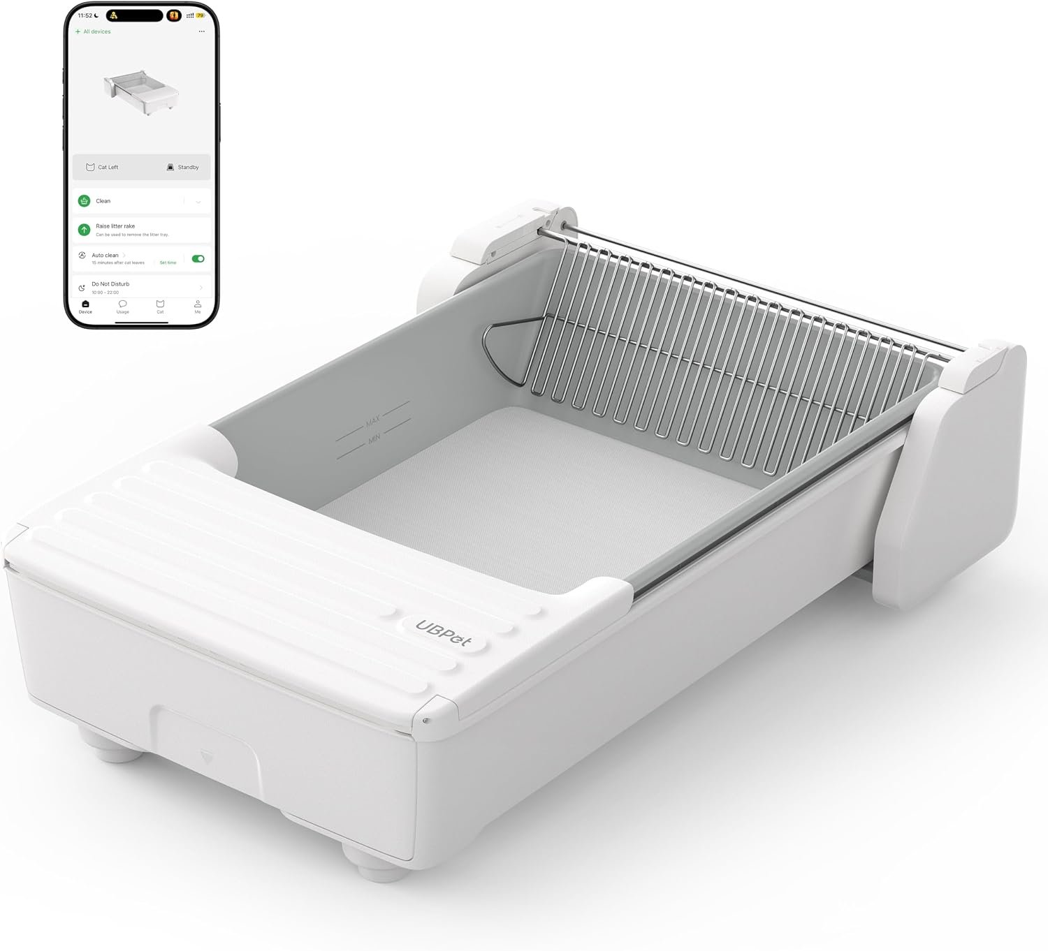 UBPET Open-Top Automatic Cat Litter Box