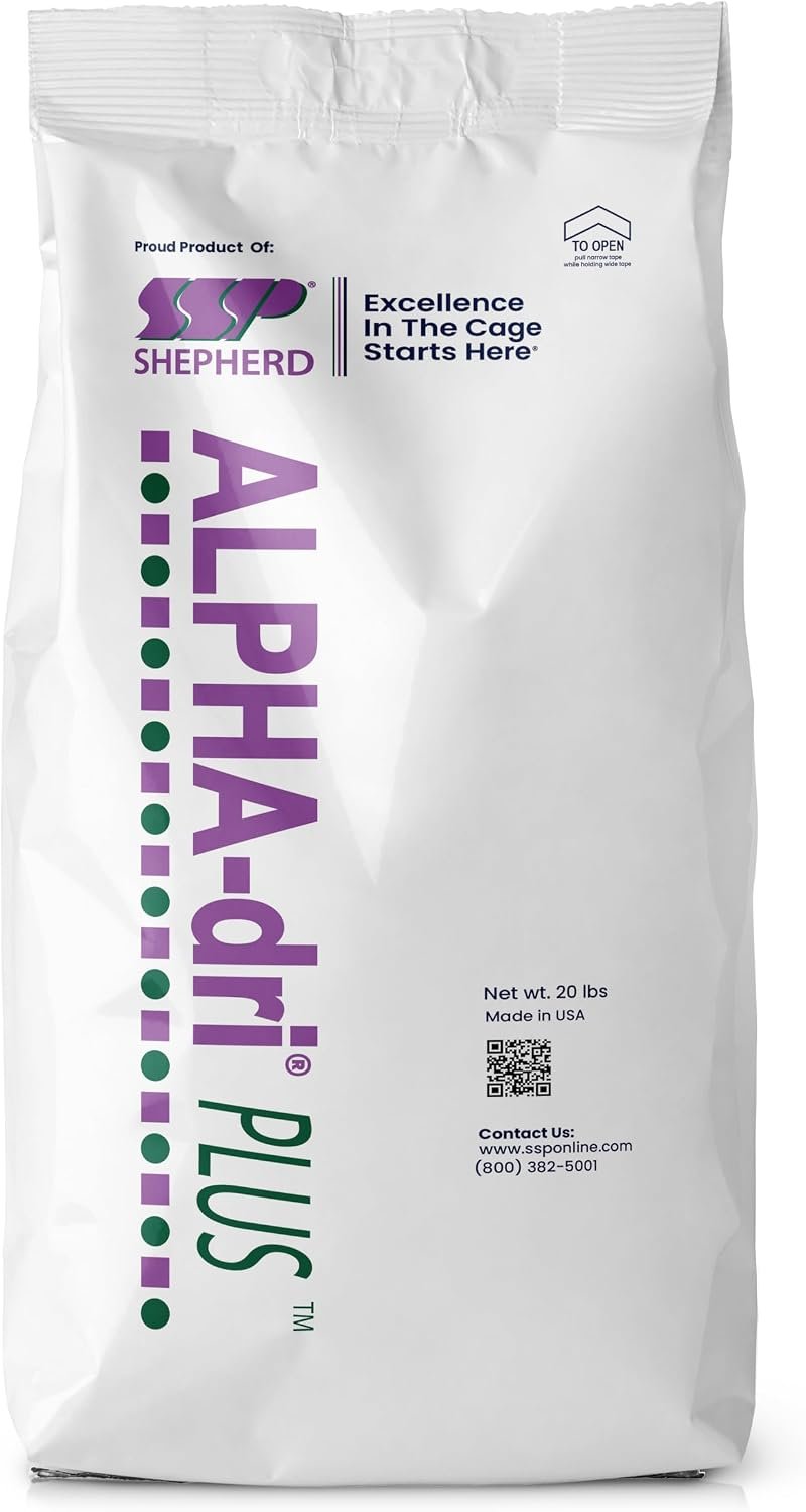 Plus Small Animal Bedding, Paper Bedding for Small Animals, Mouse, Rats, Rodent, Gerbil, Snake, 20 lbs