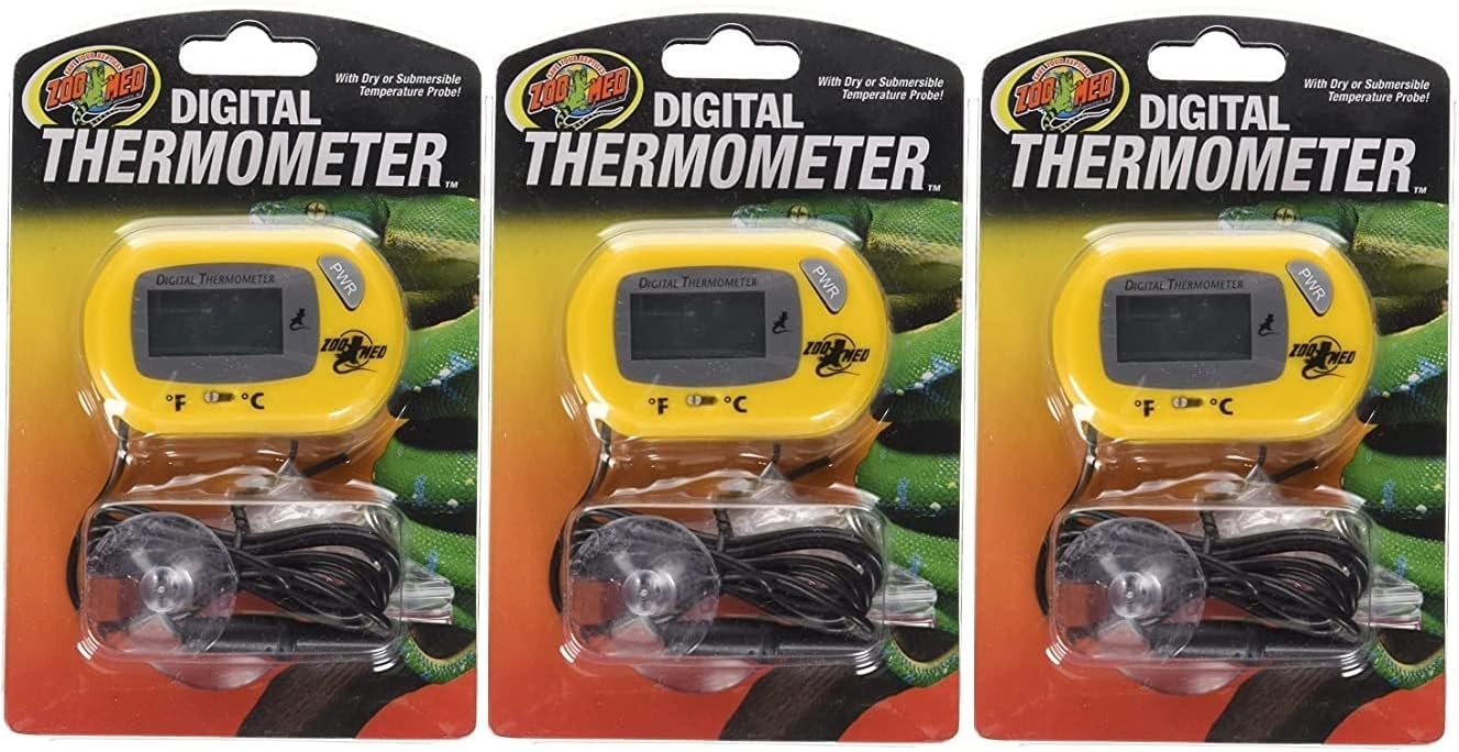 Zoo Med Digital Thermometer (3 Pack)