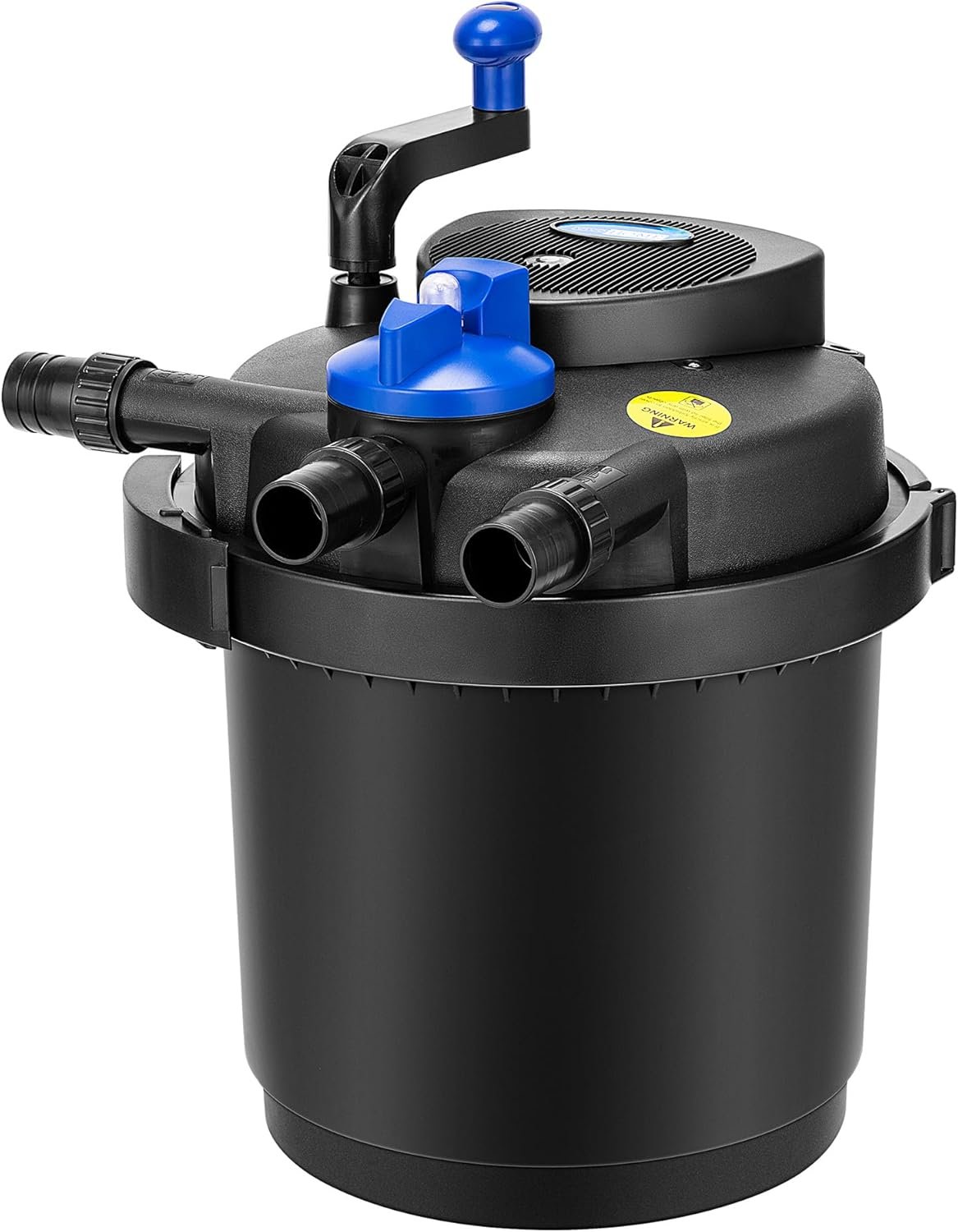 VIVOHOME 1580GPH Bio Pressure Pond Filter with 13W Light for Various Ponds | Multi-Size Adapter, 16.4ft Power Cord, Koi Ponds up to 800Gallons, Ornamental Ponds up to 1600Gallons
