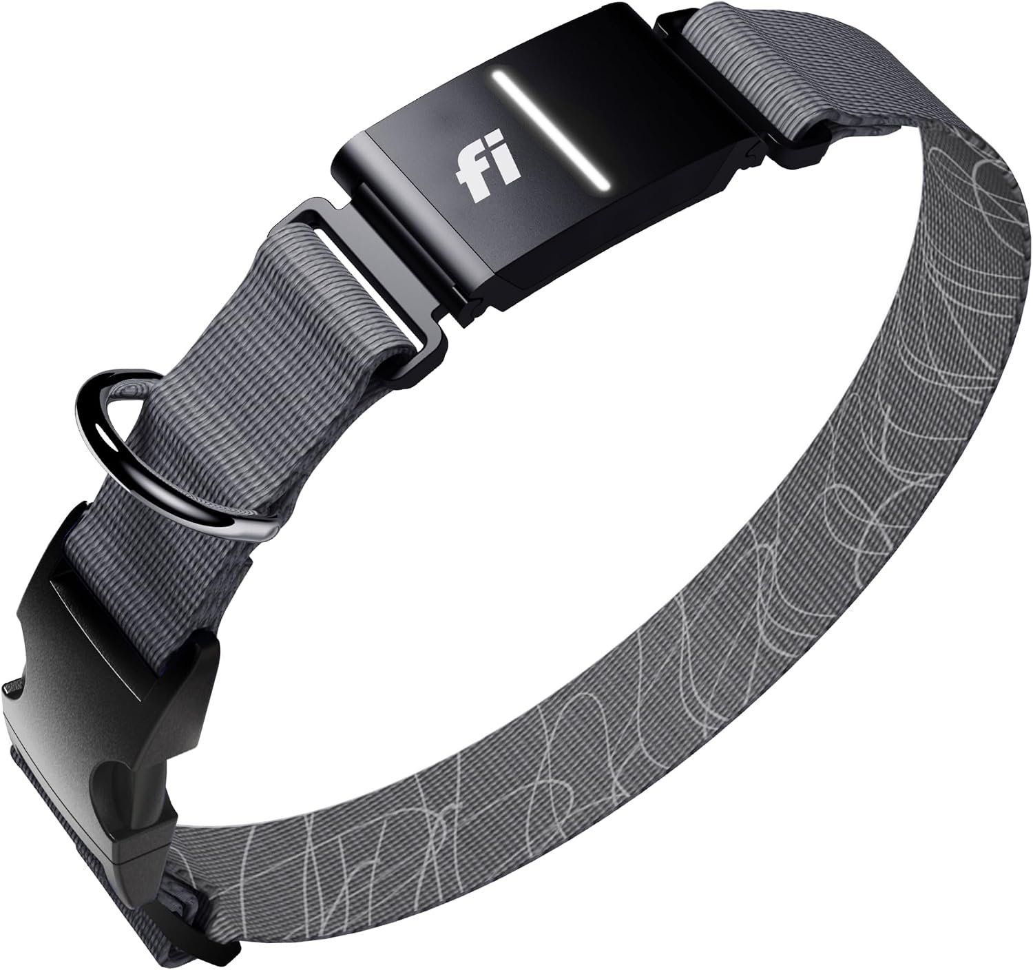 Fi Series 3+ GPS + Health Dog Collar, Gray, Small, 6-Month Membership | Smart GPS dog collar with live tracking, health & behavior, Escape Alerts, LED light. Waterproof and Apple Watch compatible.
