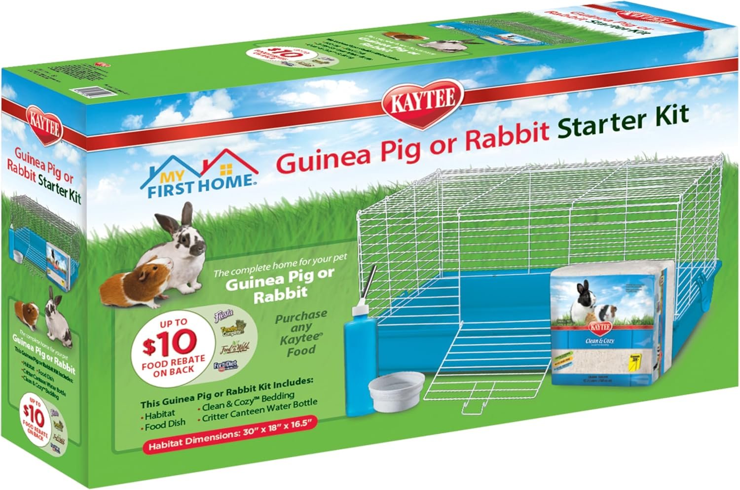 Kaytee My First Home Starter Kit Habitat for Pet Guinea Pigs