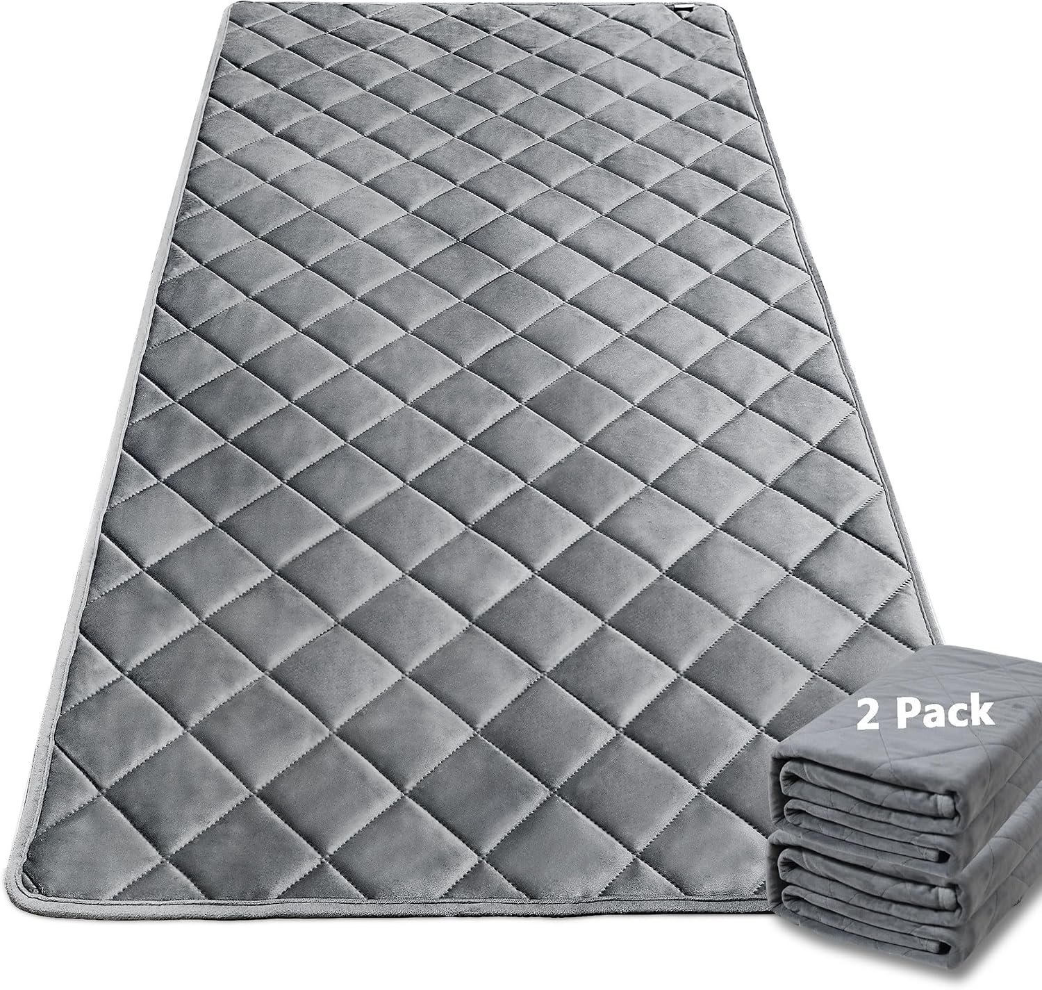 Guinea Pig Bedding, 49x24IN 2Pack Fleece Cage Liner for Midwest Cage, Super Absorbent & Odor Control & Waterproof & Reusable Washable Guinea Pig Liner, Pee Pad Mat for Small Animal, Rabbit, Bunny
