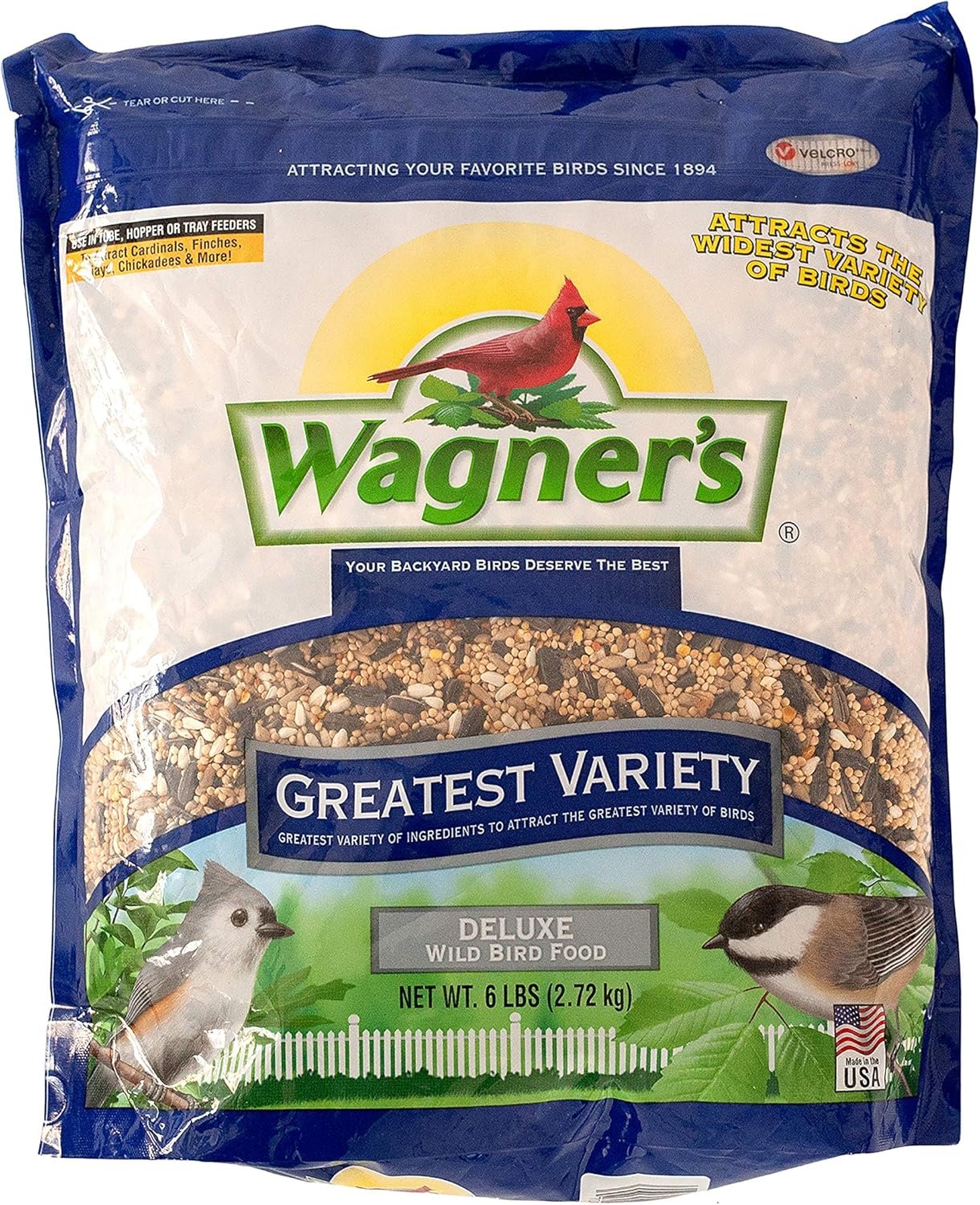 Wagner’s 62034 Greatest Variety Blend Wild Bird Food, 6-Pound Bag